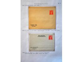 collection of about 300 newspaper wrappers mainly used with additional frankings, registered, foreign destinations, illustrat
