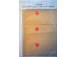 collection of about 300 newspaper wrappers mainly used with additional frankings, registered, foreign destinations, illustrat