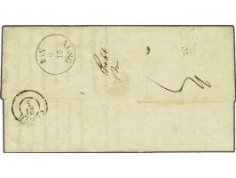 Bommel B (Ey 600) op 15 cent donkeroranje op vouwbrief 19-5-1852 via Kleef naar Krefeld, pracht ex. (brief enkele vouwtjes en