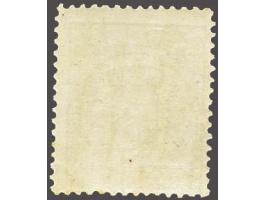 1 cent groen tanding 13¼ grote gaten, miniem bruin tandje, cat.w. 340