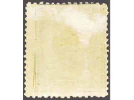 20 cent groen tanding 13¼ x 14 kleine gaten, pracht ex. met papierrestje achterzijde, cat.w. 880
