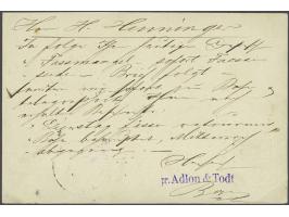 Amsterdam-Tent: op briefkaart Willem III 5 cent 24-8-1883 naar Erlangen (D), vrijwel pracht ex. (2 hoekvouwtjes), cat.w. 455