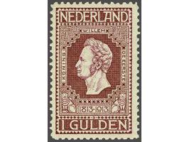 1 gulden wijnrood tanding 11½, cat.w. 350