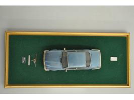 Jaguar XJ6 Coupé by R. Jankel, VF, hand built, including large display, 1:43, blue, Good Plus (left wiper missing, right rear