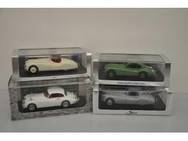 Jaguar XK 140 Le Mans 1956, Spark Models, 1:43, green, Excellent (customized: stickers removed, scratch on box), Jaguar XK 12