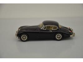 Jaguar XK 150 Coupé, Metal 43 / AMR built by Laurent Tancré, 1:43, purple, Near Mint (outer carton damaged).