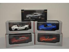 Jaguar XK Coupé 2005, Ixo Models, 1:43, blue, Near Mint (outer carton slightly damaged), Jaguar XKR-S, Ixo Models, 1:43, blue