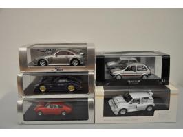 MG Metro 1300 MK 1, Neo Scale Models, 1:43, silver, Mint, MG Metro GR4 1985, Ixo Models, 1:43, white, Mint, MG SVR 2004, Spar