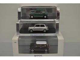 Mini Innocenti Cooper 1300 Export 1973, Kess, 1 of 250, 1:43, brown, Near Mint (rear wheel right slightly crooked), Mini 40, 