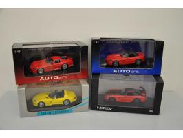 Dodge Viper Cabriolet 1993, Minichamps, 1:43, yellow, Near Mint (bit dusty, outer carton slightly damaged), Dodge Viper GTS-R