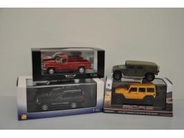 Jeep J10 Pick Up, Neo Scale Models, 1:43, red, Near Mint (small scratches on box), Jeep Wrangler Unlimited Moab Edition, Gree