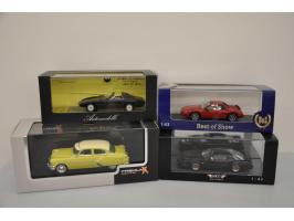 Pontiac Chieftain 1954, Premium X, 1 of 500, 1:43, yellow, Excellent (left wiper missing, box and outer carton slightly damag