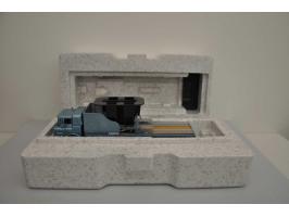 Shelby Cobra Race Car Transporter 1964, Exoto, 1:43, blue, Near Mint (outer carton slightly damaged).