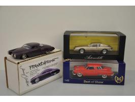 Studebaker Avanti Supercharged, Automodello, 1:43, gold, Excellent (customized: different wheels), Studebaker Champion Starli