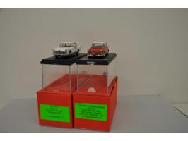 Alfa Romeo 2000 Granluce 2 porte Bertone Ginevra 1959, Klaxon/Gamma Models, 1:43, red/white, Excellent (front window bit loos