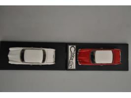 Alfa Romeo 2000 Granluce 2 porte Bertone Ginevra 1959, Klaxon/Gamma Models, 1:43, red/white, Excellent (front window bit loos