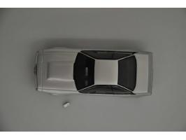 Alfa Romeo Delfino Bertone 1983, Alezan, hand built, 1:43, silver, excellent (left mirror loose in box).