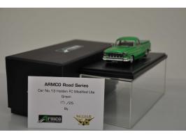 Holden FC Modified Ute, ARMCO Road Series, No 15 of 25, 1:43, green, Mint.