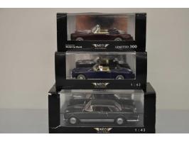 Facel Vega Excellence, Neo Scale Models, 1:43, black, Good Plus (door handle left missing, glue visible instead, outer carton