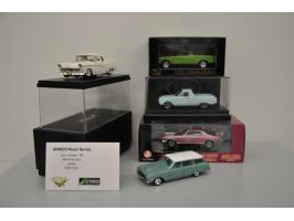 Holden Mainline Ute, Armco Road Series, 1:43, white, Excellent (customized: lowered), Holden HJ Sandman Ute, Trax, 1:43, gree
