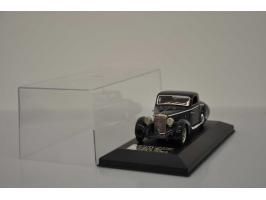 Jaguar 3.5L Coupé SS by Graber 1938, Rialto Models, hand built, 1:43, blue, Near Mint (bit dusty).