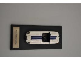 Jaguar E-Type E2A civile 1960, A&E Model, 1:43, white/blue, Mint.