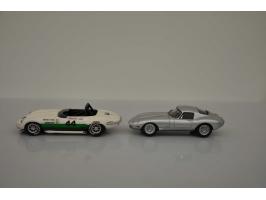 Jaguar E-Type Light Weight Le Mans 1964, Provence Moulage, hand built, 1:43, silver, Excellent (customized: stickers removed)