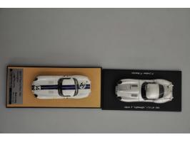 Jaguar E-Type Lightweight Le Mans 1963, Tecnomodel, 1:43, white, Near Mint (left wiper missing, strip around head light left 