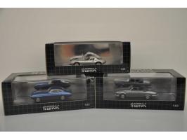 Jaguar E-Type Low Drag Coupé, Matrix Scale Models, No 146 of 408, 1:43, silver, Near Mint (scratch on box), Jaguar 420 Harold