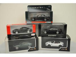 Jaguar F-Type V8 S Cabrio, Premium X, 1:43, white, Mint, Jaguar XE S 2015, Premium X, 1:43, green, Near Mint (bit dusty), Jag