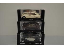 Jaguar Mk V, Neo Scale Models, 1 of 300, 1:43, blue/white, Mint, Jaguar Mk V, Neo Scale Models, 1:43, dark red, Good Plus (ou