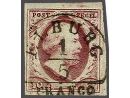 Elburg A (Ey 200) mooi op 10 cent rood plaat III pos. 35, pracht ex.