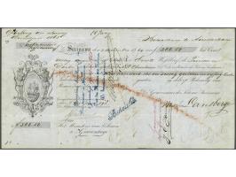 Wisselbrief met een waarde van fl. 366,50 als compensatie voor vrijgelaten slaven door het Ministerie van Koloniën uitbetaald