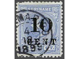Hulpuitgifte 10 op 25 cent ultramarijn, pracht ex., cat.w. 700