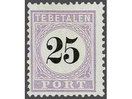 25 cent lila en zwart type II, pracht ex. cat.w. 550