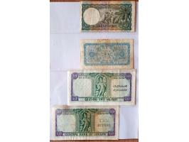 Sri-lanka, group of 8 notes, various quality, in folder