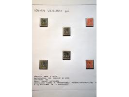 emissies Vliegende duif en Veth mooie gespecialiseerde collectie w.b. foutdrukken, variëteiten, velrandbijzonderheden, perfin