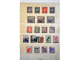 collectie 1872-2001 */** w.b. betere ex. en nagegomd en deels dubbel verzameld in 7 ringbanden