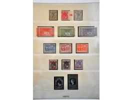collectie 1872-2001 */** w.b. betere ex. en nagegomd en deels dubbel verzameld in 7 ringbanden