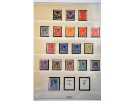 collectie 1872-2001 */** w.b. betere ex. en nagegomd en deels dubbel verzameld in 7 ringbanden