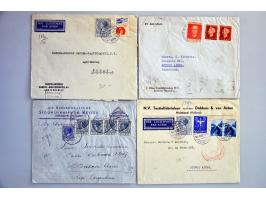 collectie poststukken (ruim 700 ex.) vanaf emissie 1864 w.b. meng- en combinatiefrankeringen, aangetekend, expresse, retour (
