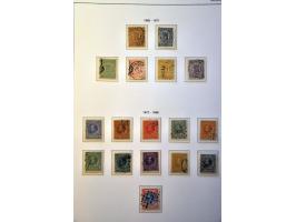 collecties vanaf 1870 gestempeld en */** met beter materiaal in 4 albums 