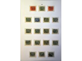 collecties vanaf 1870 gestempeld en */** met beter materiaal in 4 albums 