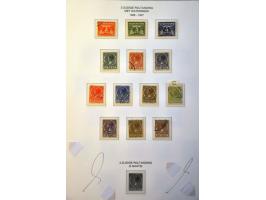 collecties vanaf 1870 gestempeld en */** met beter materiaal in 4 albums 