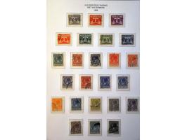 collecties vanaf 1870 gestempeld en */** met beter materiaal in 4 albums 