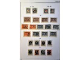 collecties vanaf 1870 gestempeld en */** met beter materiaal in 4 albums 