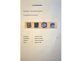 voorraad vanaf 1870 */** w.b. blokken van 4, veldelen, RIS etc. in dik insteekboek 