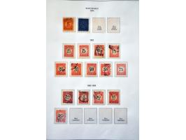collectie vanaf 1864 gestempeld, later */** met betere ex. in 3 albums  