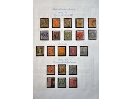 collectie vanaf 1864 gestempeld en * met een enkel beter ex. in Davo album