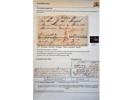 Vervoer per bode, schipper en postkoets, 7 poststukken 1804-1813 w.b. brief 1809 Hardenberg-Gramsbergen pr Courantier, 2x beu